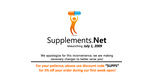 Shop with Supplements.net Coupons