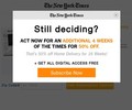 The New York Times Home Delivery Coupons